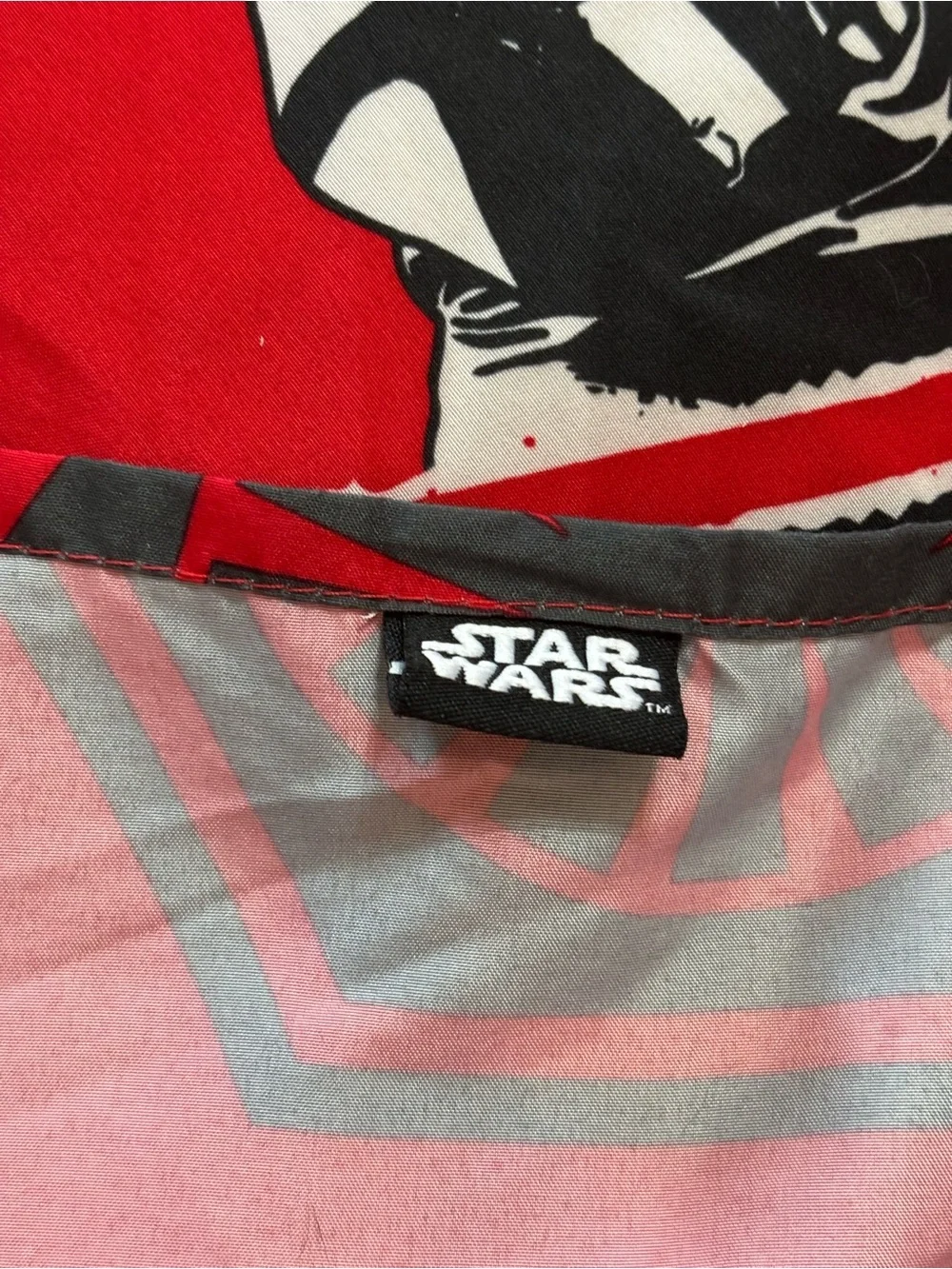 Star Wars VII Force Awakens Full Queen Flat Sheet Kylo Ren Crossguard Lightsaber